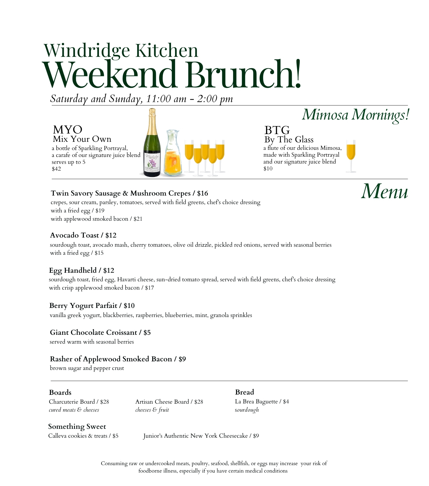 4/8/26_Brunch updates