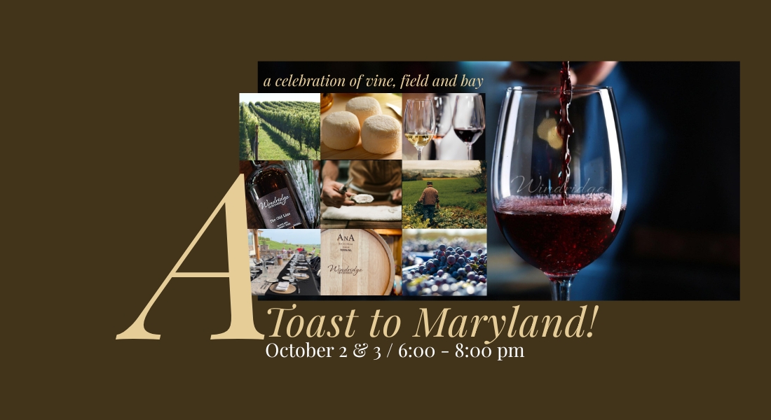 Our Toast to Maryland harvest celebration!